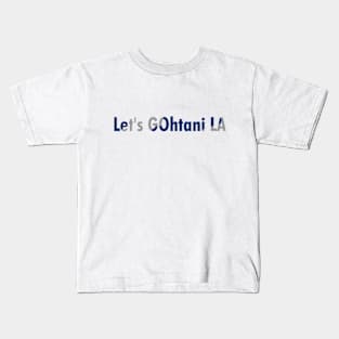 Let's GOhtani LA, Blue and Grey Kids T-Shirt